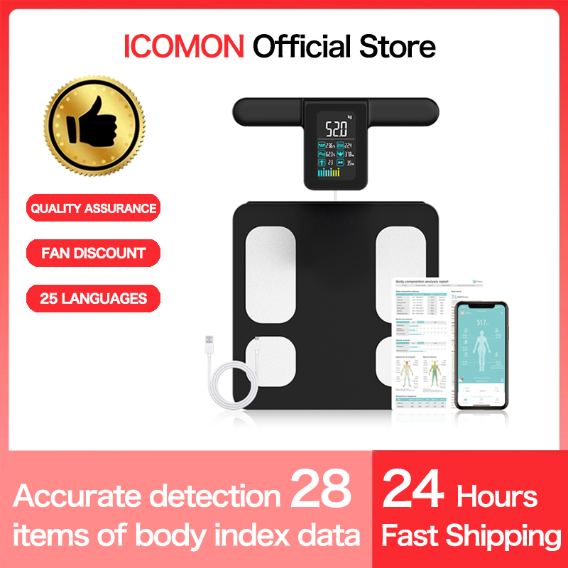 Body Fat Scale Smart - Smart 8 Electrode Scale Bioimpedance Electronic