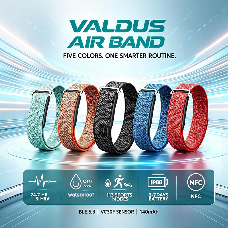 Electronics Gadgets For Men - VALDUS Air Band Smart Bracelet Man