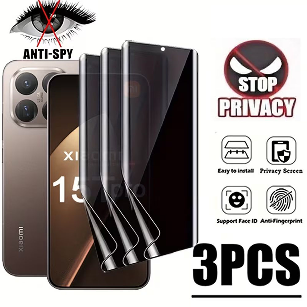 Xiaomi Redmi Note 14 - 3Pcs Privacy Hydrogel Film For Xiaomi