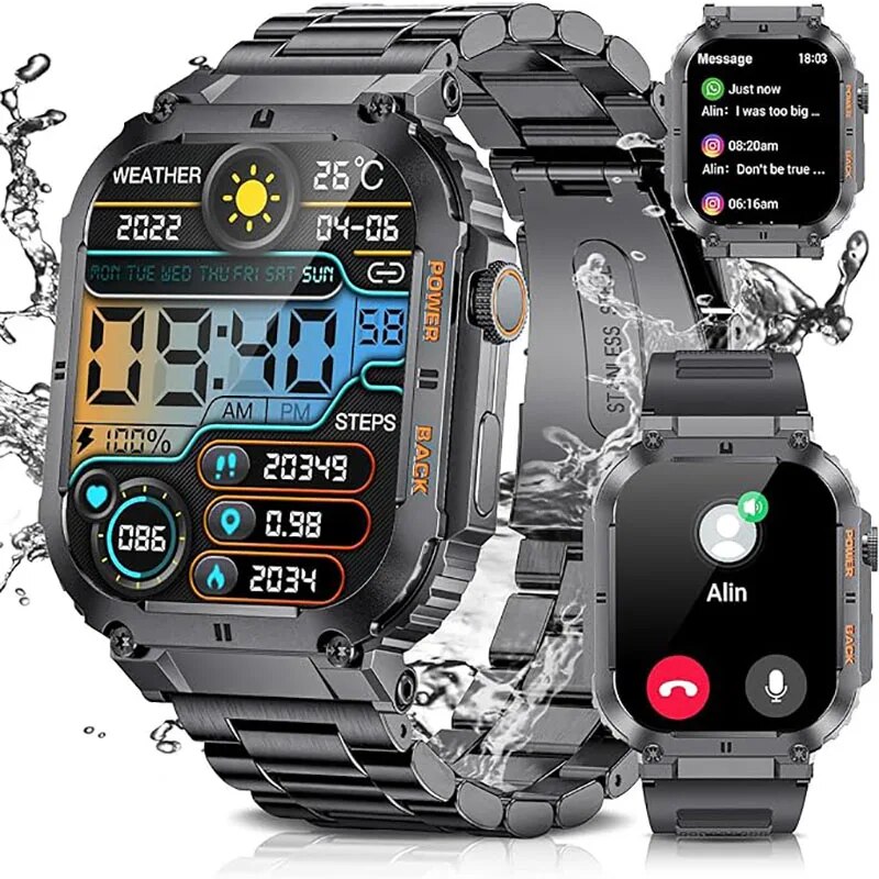 Electronics Gadgets For Men - LIGE Outdoor Sports Fitness Smartwatch For