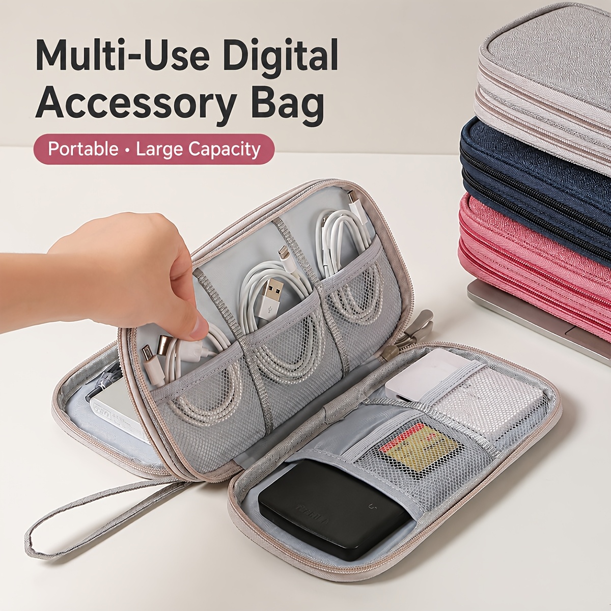 Travel Storage Bag, Multi-Pock - đánh giá và giá Electronics Gadgets And Accessories