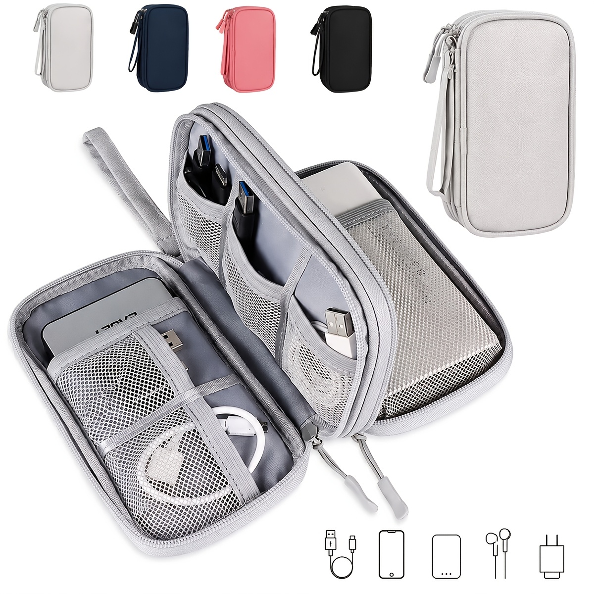 Travel Storage Bag, Multi-Pock - đánh giá và giá Electronics Gadgets And Accessories