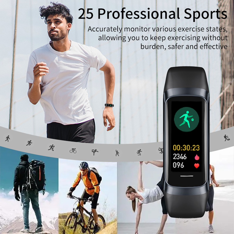 LIGE 1.1 Inch Amoled Heart Rat - đánh giá và giá Electronics Gadgets For Men