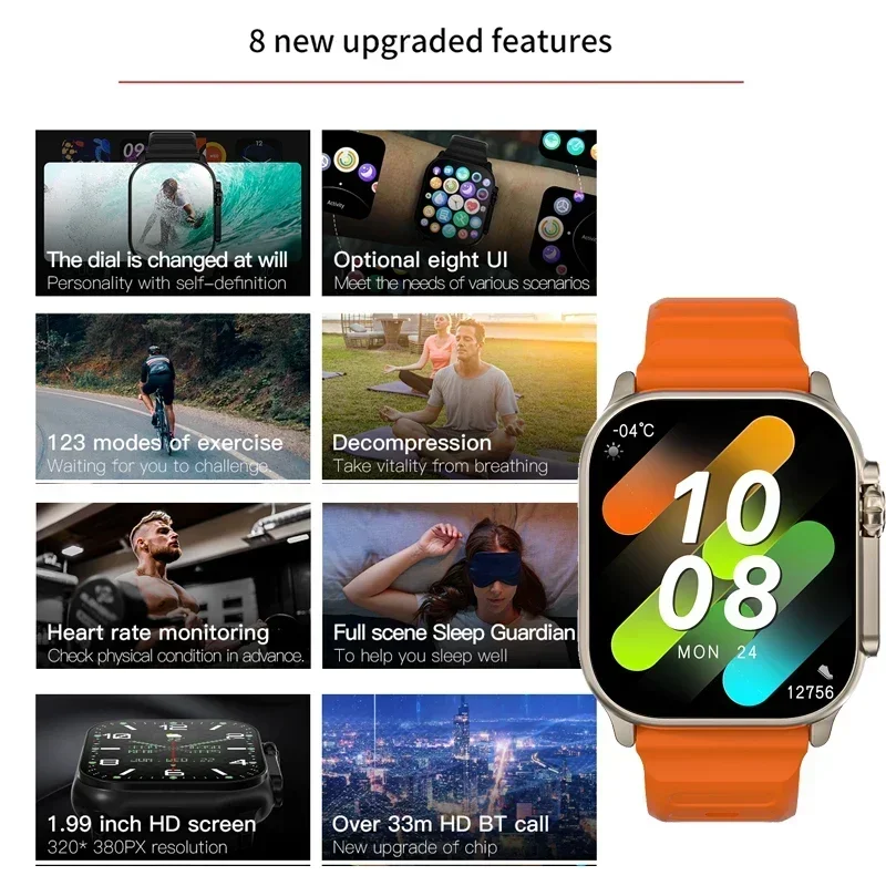 New Series 9 Watch PK HK8 PRO  - đánh giá và giá Electronics Gadgets For Men
